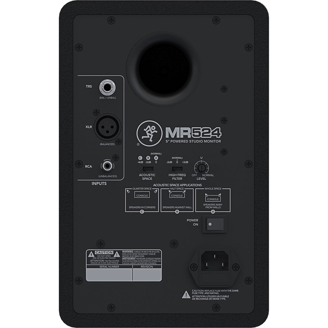 Mackie MR524 Powered Studio Monitor - 5'' (Each)