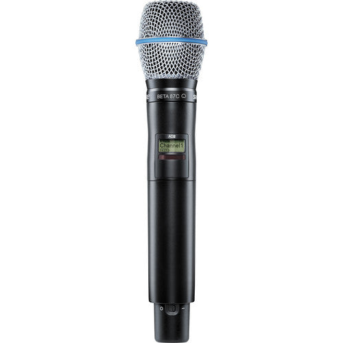Shure AD2/B87C-G57 Digital Handheld Wireless Microphone Transmitter with Beta 87C Capsule 470 to 616 MHz