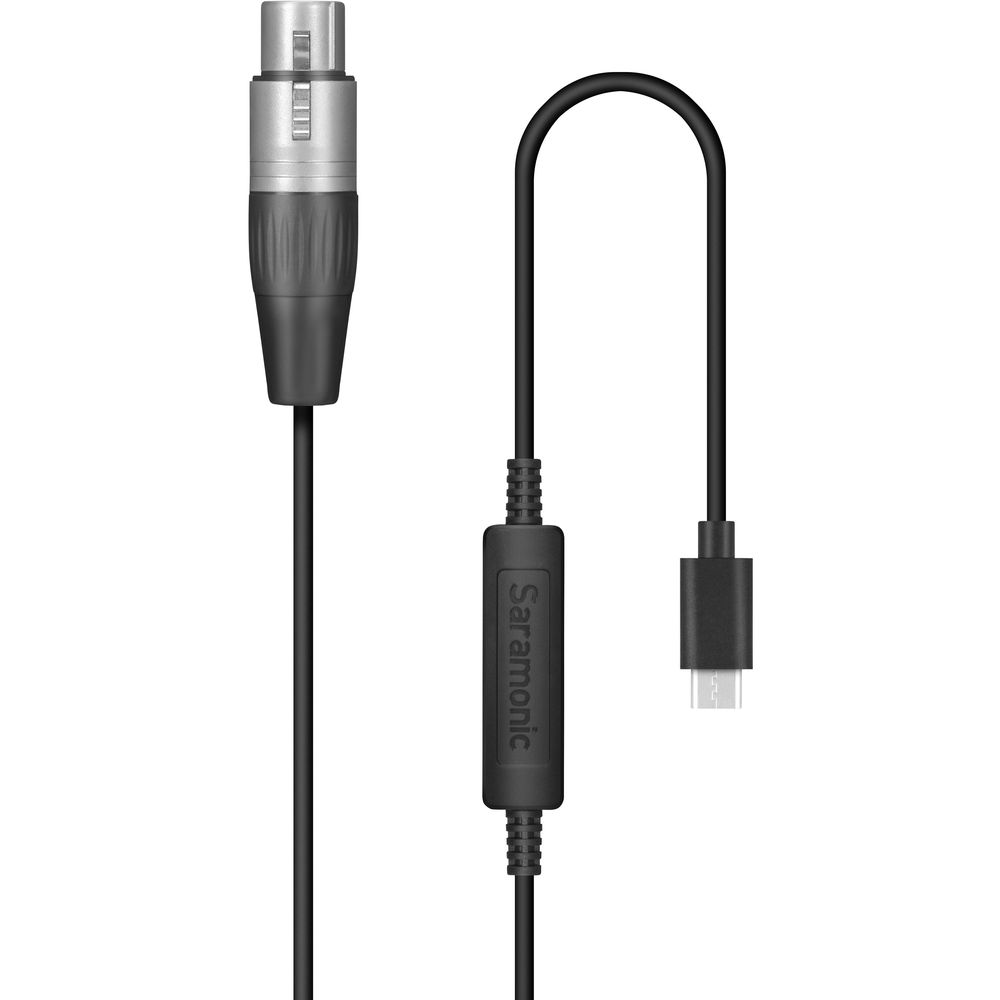 Saramonic UTC-XLR Female XLR to USB Type-C Microphone Interface Cable - 19.7’