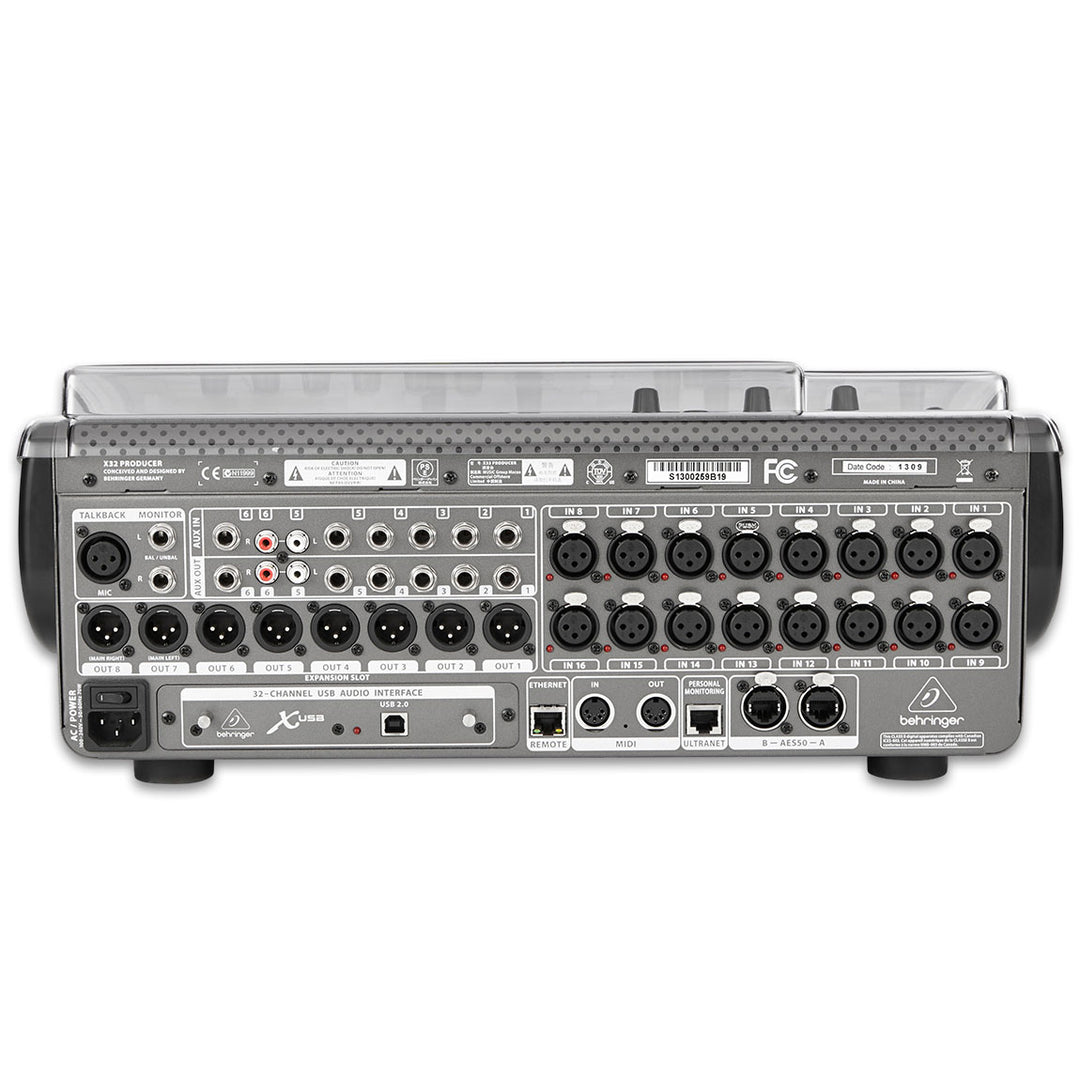 Decksaver Dust Cover for Behringer X32 Producer Digital Mixer