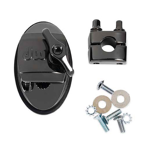 DW Tom Bracket, Pre 2012 w/ Mounting Screws - Black Nickel