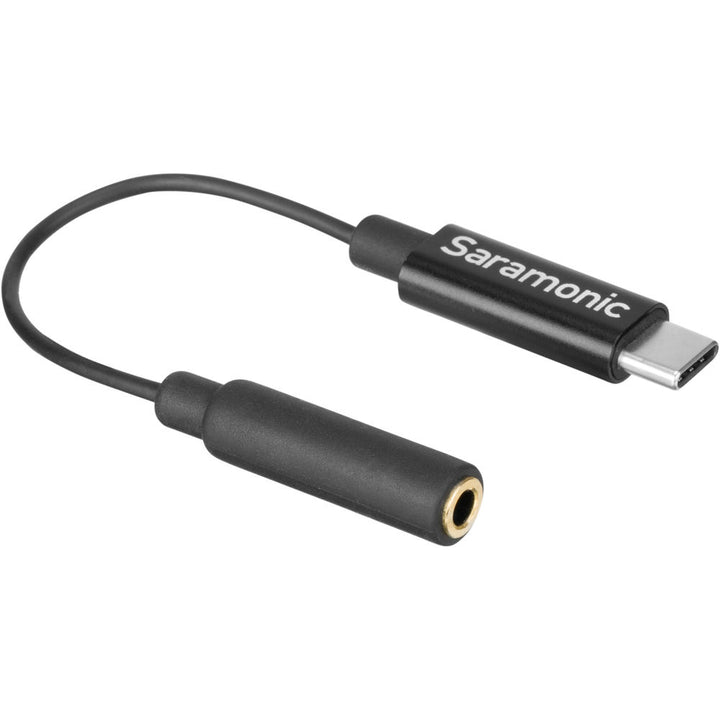 Saramonic 3.5mm TRS Female to USB Type-C Adapter Cable for Mono/Stereo Audio to Android - 3”