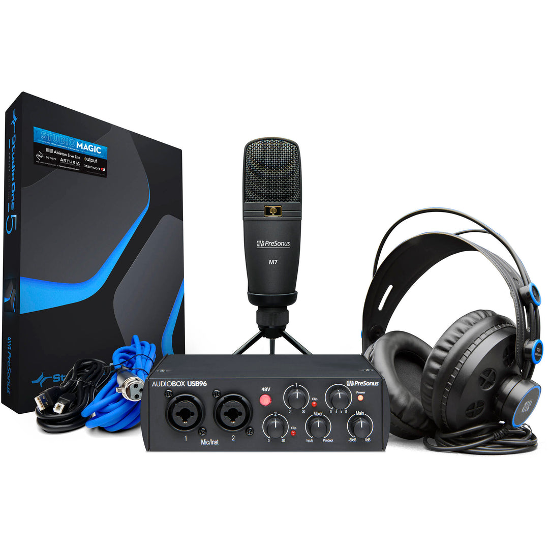 PreSonus AudioBox USB 96K Studio Bundle (25th Anniversary)