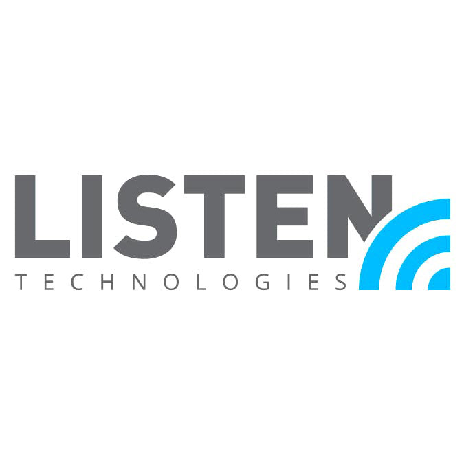 Listen Technologies T-LOGO-SMALL - "T" Logo Installed Adhesive Sign - Small (5.8" x 4.1")