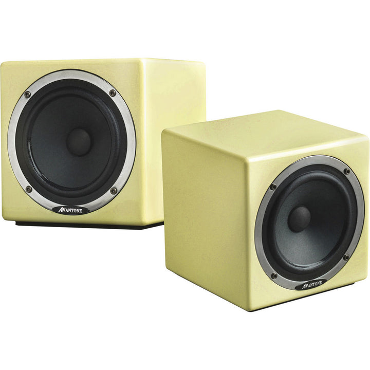 Avantone Pro MixCubes Full-Range Mini Reference Monitors Active (Pair) - Retro-Cream