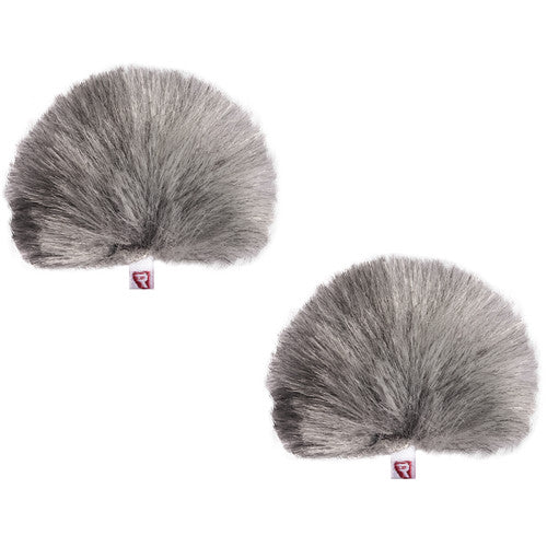 Shure Rycote MiniWindjammer for TL TwinPlex Microphones (2-Pack, Grey)