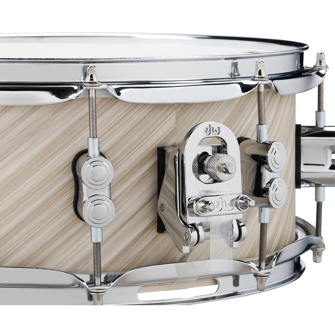 PDP Concept Maple Finish Ply 5.5x14 Snare Drum w/ Chrome Hardware - Twisted Ivory