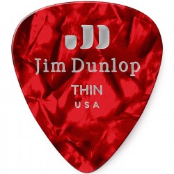Dunlop 483P-09-TH Celluloid Red Pearl CL-12/PLYP