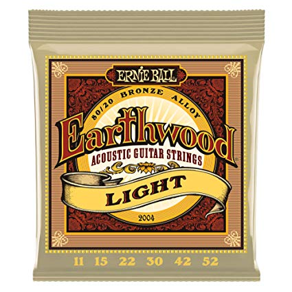 Ernie Ball 2004EB EARTHWOOD LIGHT 80/20 11-52