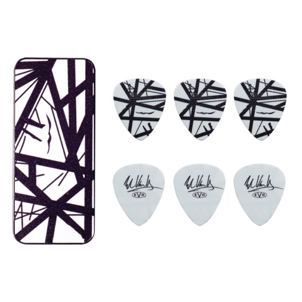 Dunlop EVHPT03 EVH Black&white gtr pick tin
