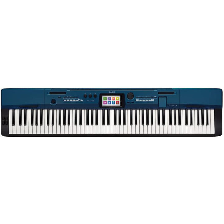 Casio PX-560 Privia 88-Key Hammer Action Keyboard - Blue / Black
