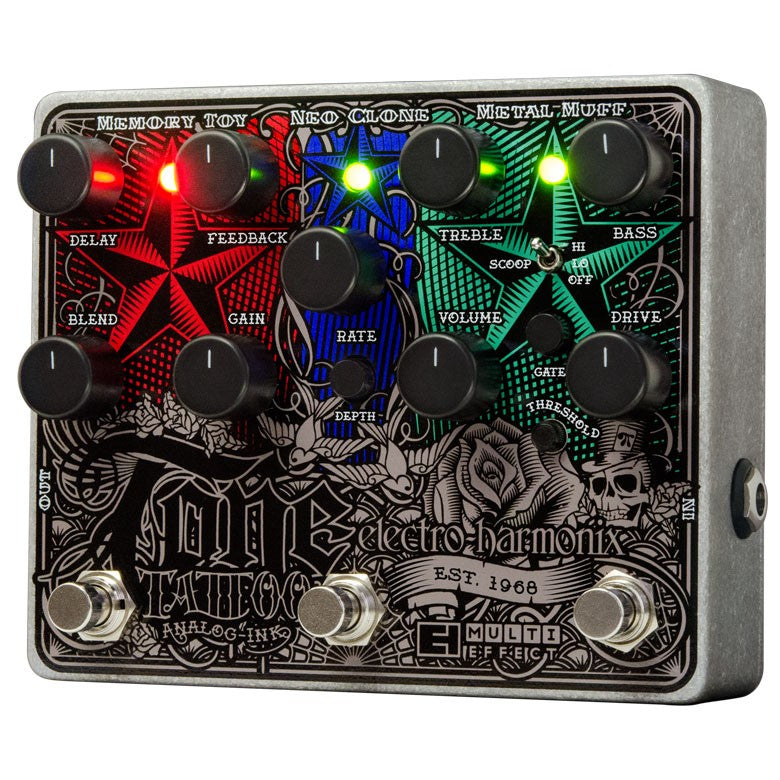 Electro-Harmonix TONE TATTOO Multi-Effect Pedal