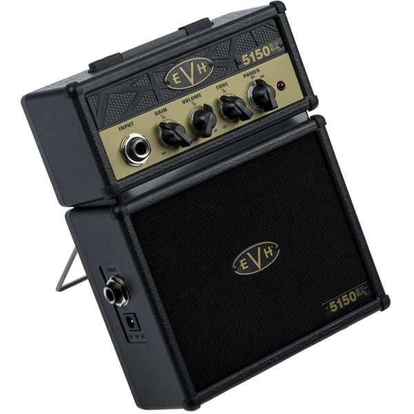 EVH 5150III EL34 Micro Stack Portable Guitar Practice Amplifier - Black / Gold