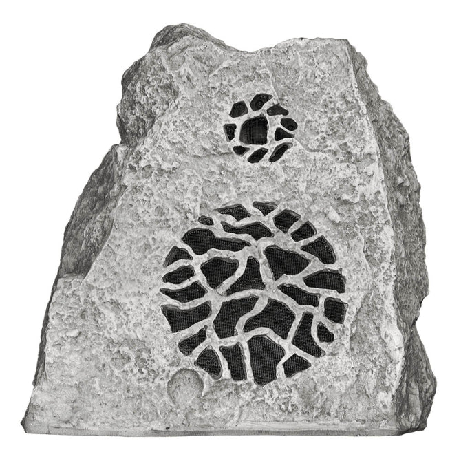 Rockustics 8" 2-way Outdoor Rock Speaker in Grey