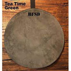 Big Fat Snare Drum SUEDE-TTG-14-The Millionaire Suede Drum Snare ''Tea Time Green''