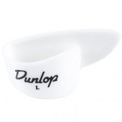 Dunlop JD9013R Lefty Thumbpick Wh Lrg 12/Bag