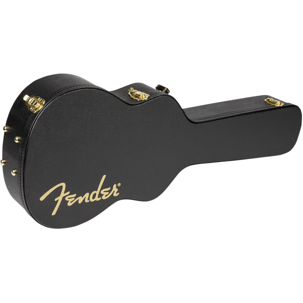 Fender Classical/Folk Guitar Multi-Fit Hardshell Case - Black with Black Plush Interior