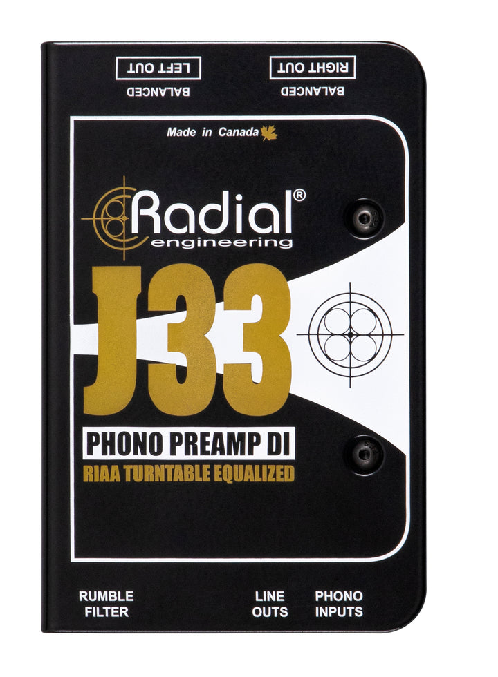 Radial J33- Turntable Preamp and Direct Box