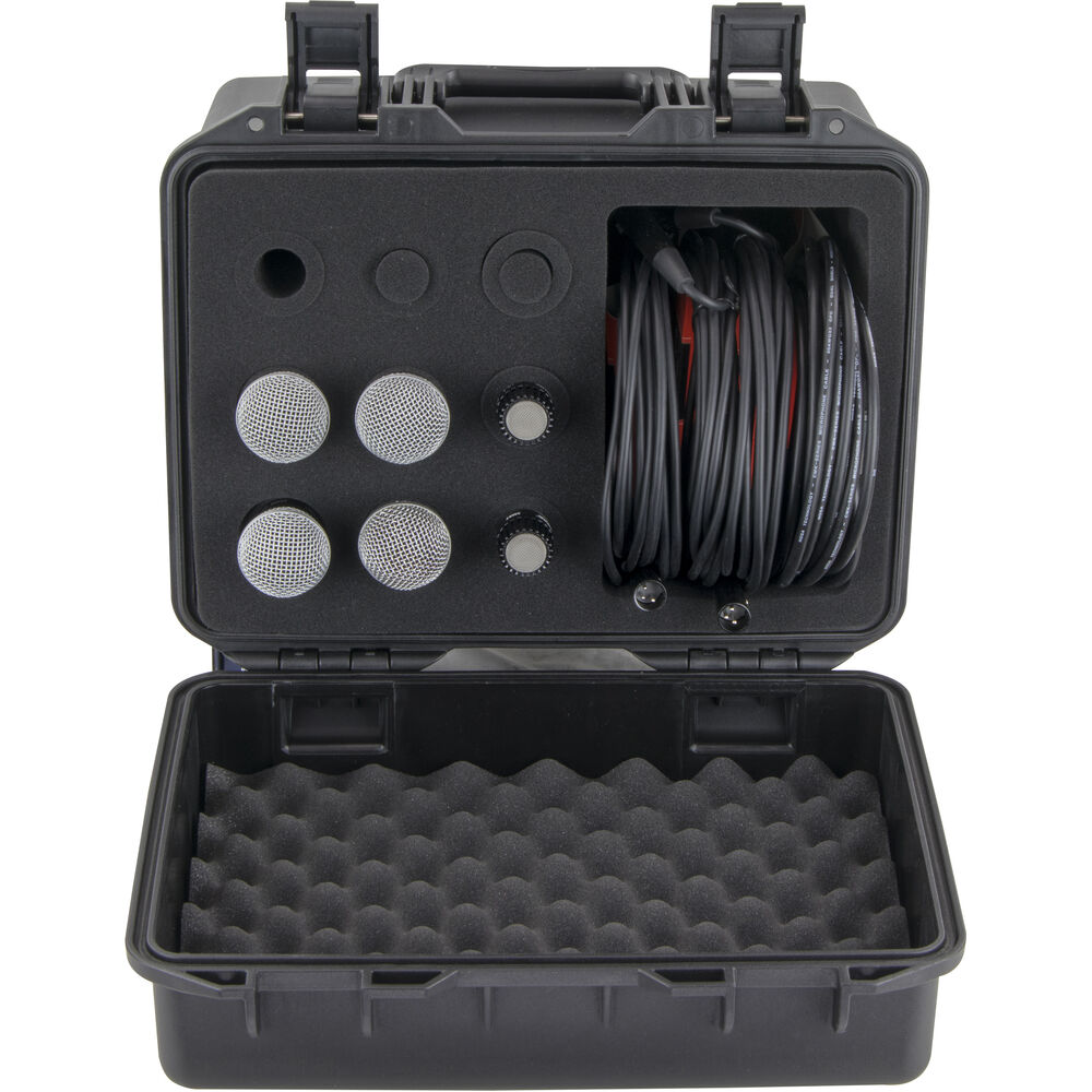 Odyssey MUMIC09 Vulcan Series Handheld Microphone Case with Storage for 9 Microphones