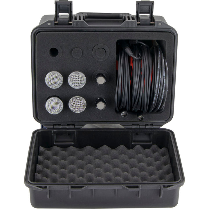 Odyssey MUMIC09 Vulcan Series Handheld Microphone Case with Storage for 9 Microphones