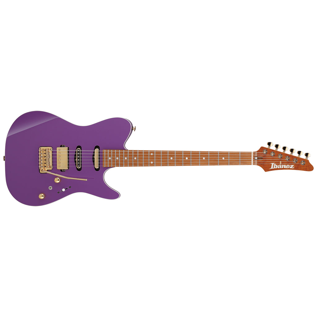 Ibanez LB1 AZ Oval C / S-TECH WOOD Ash Body Electric Guitar - Violet