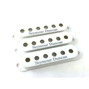 Seymour Duncan Strat Cover White Pack of 3 with Logo