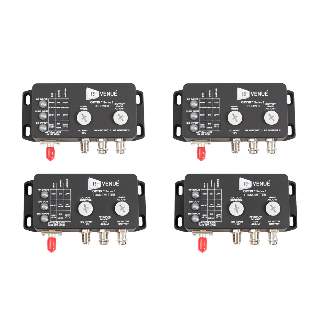 Audio-Technica OPTIX Series 3 RF-Over-Fiber Remote Antenna Distribution System (Dual Channel)