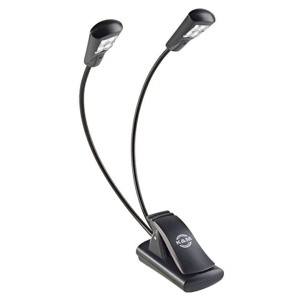 K&M 12246 Music Stand Dual LED Light (4 LED)