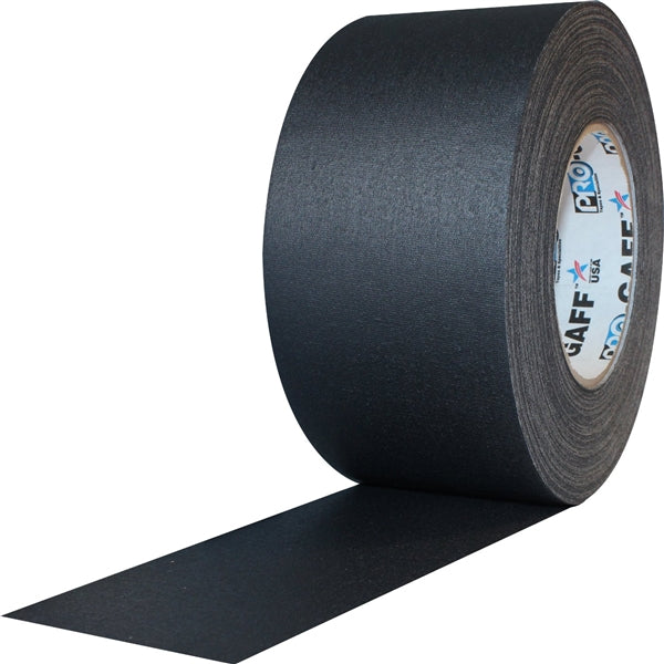Pro Tape Pro Gaff 3”x55yd Matte Cloth Tape - Black