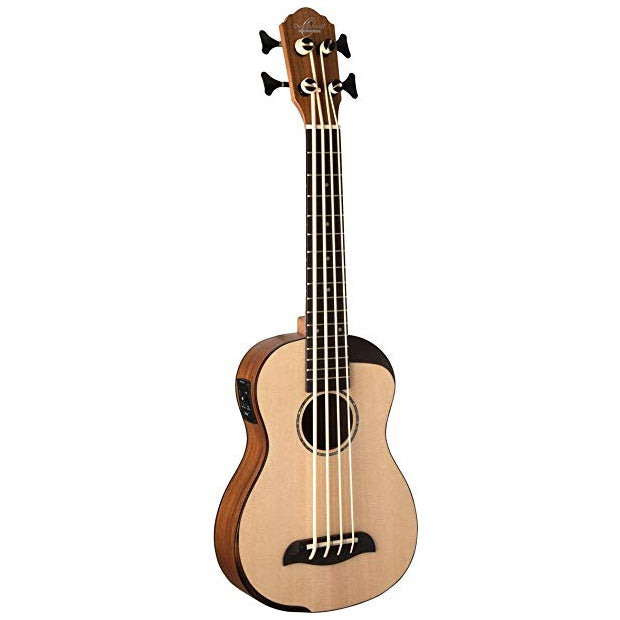 Oscar Schmidt OUB500K-A Ukulele Bass Guitar Comfort Body w/gigbag Satin Active