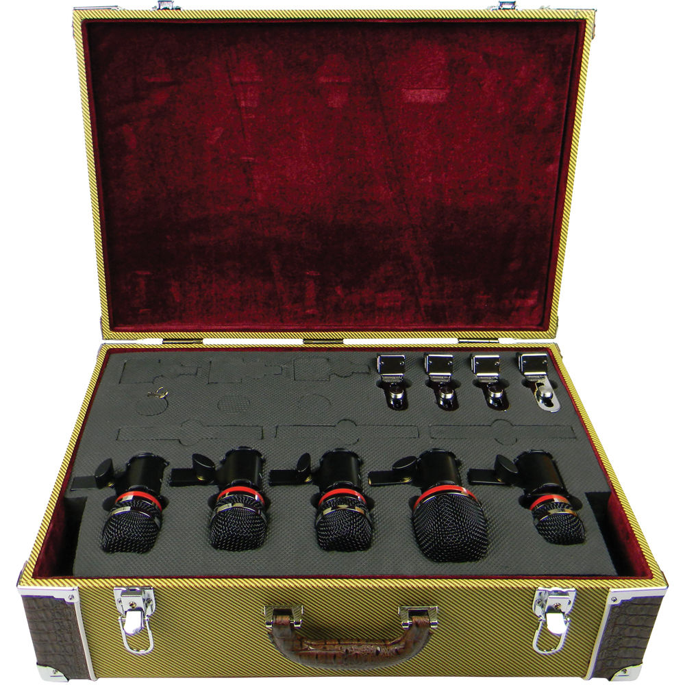 Avantone Pro CDMK5 5-Mic Drum Microphone Kit (1x MONDO, 1x ADM, 3x ATOM)