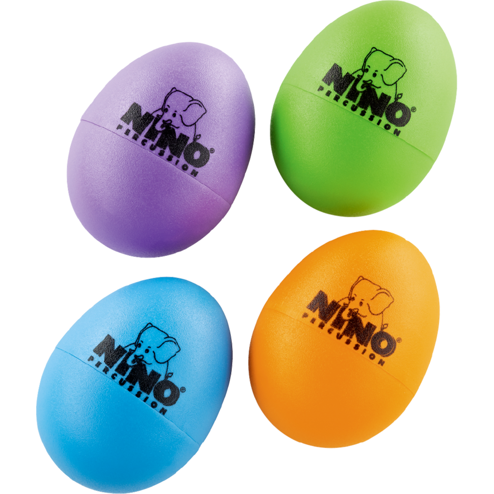 Nino Percussion- Nino Set 540-2- Nino 4 Piece Egg Shaker Set