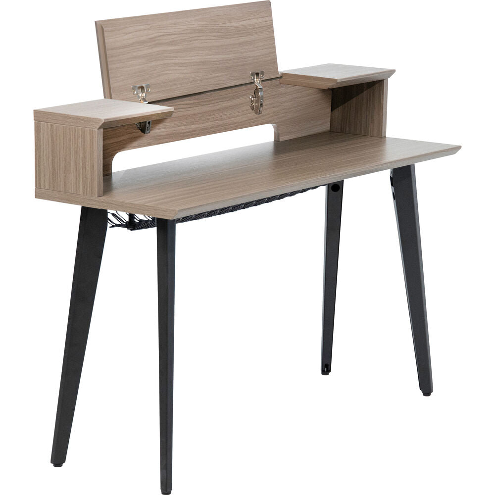 Gator Elite Furniture Series 61-Note Keyboard Table - Driftwood Gray