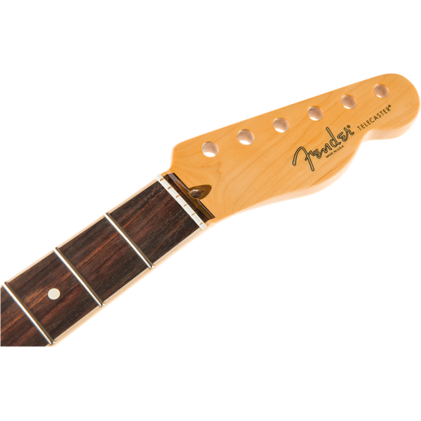 Fender American Channel Bound Telecaster Neck, 21 Med Jumbo Frets - Rosewood - Natural