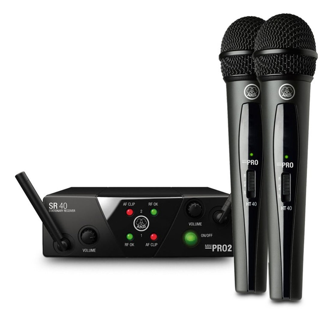 AKG WMS 40 Mini 2 Vocal Wireless Microphone Set (Freq. 25 A/C)