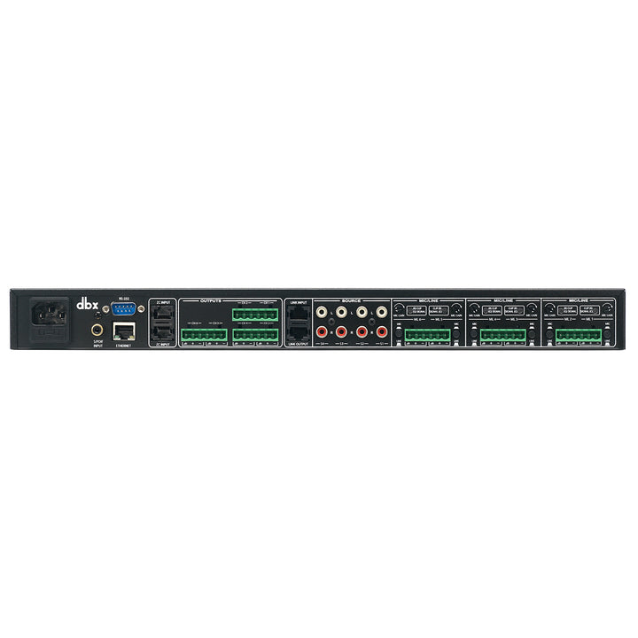 DBX 1261m 12x6 Digital Zone Processor - 12 Inputs (6 Mic/line + 4 stereo line + SPDIF), no front panel control