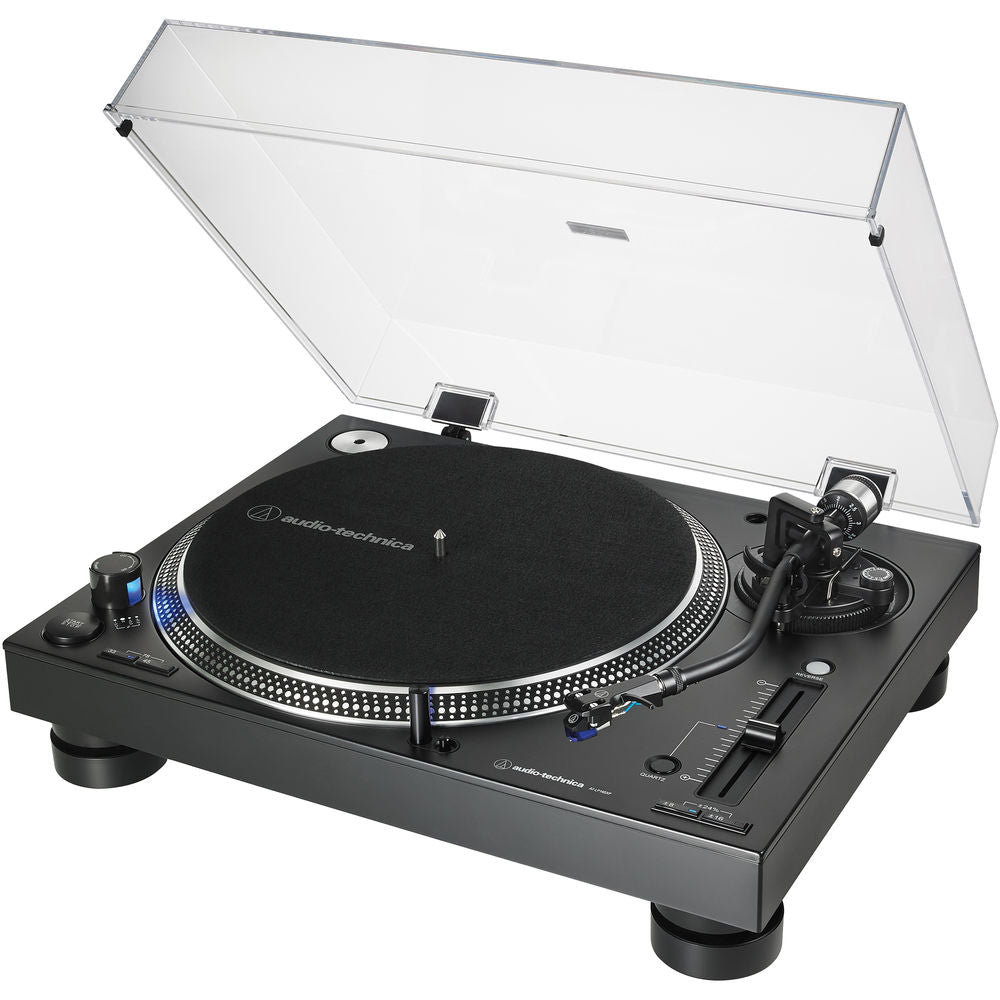Audio-Technica Consumer AT-LP140XP Direct Drive Professional DJ Turntable - Black