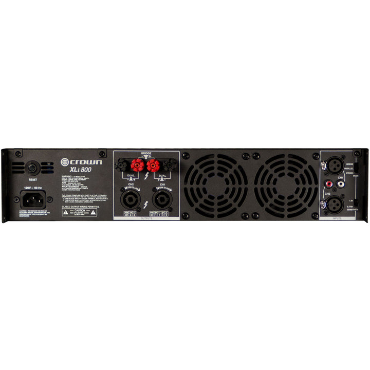 Crown XLi800 Power Amplifier 2-Channel 600-Watt
