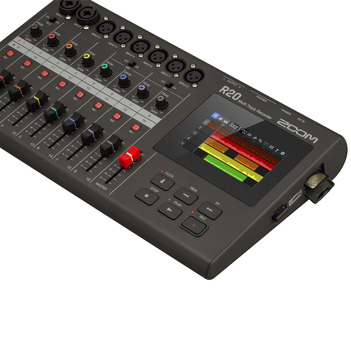Zoom R20 Multi Track Recorder Interface Controller Sampler