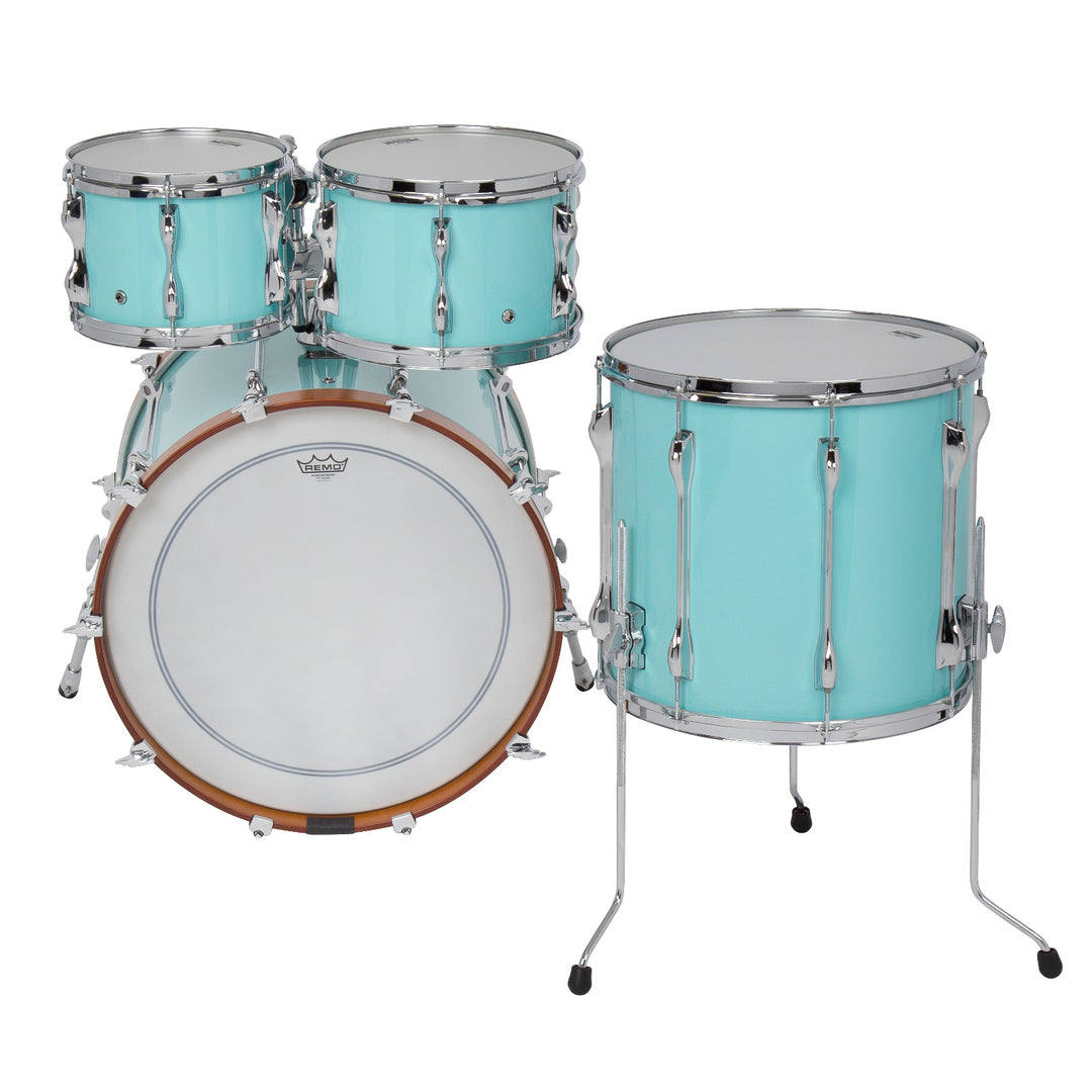 Yamaha Recording Custom 4-Piece Shell Pack 20”x16” Bass Drum (No Snare) - Surf Green