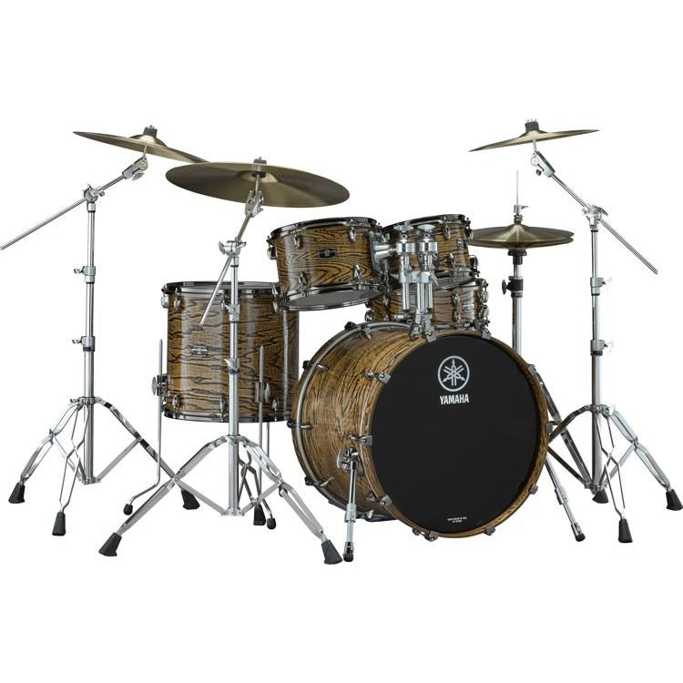 Yamaha Live Custom Hybrid Oak 5-Piece Shell Pack 20” Bass w/ Snare - Uzu Natural