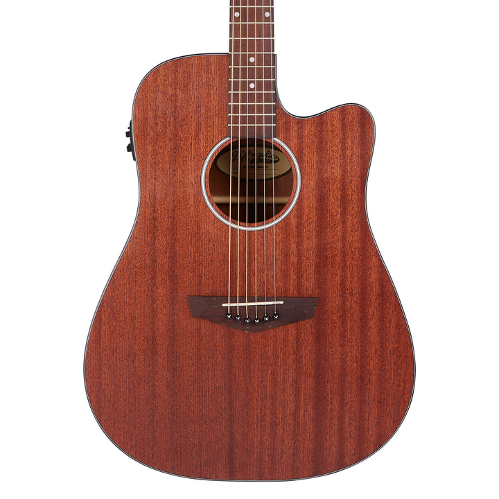D'Angelico Premier Bowery LS Acoustic Guitar - Natural Mahogany
