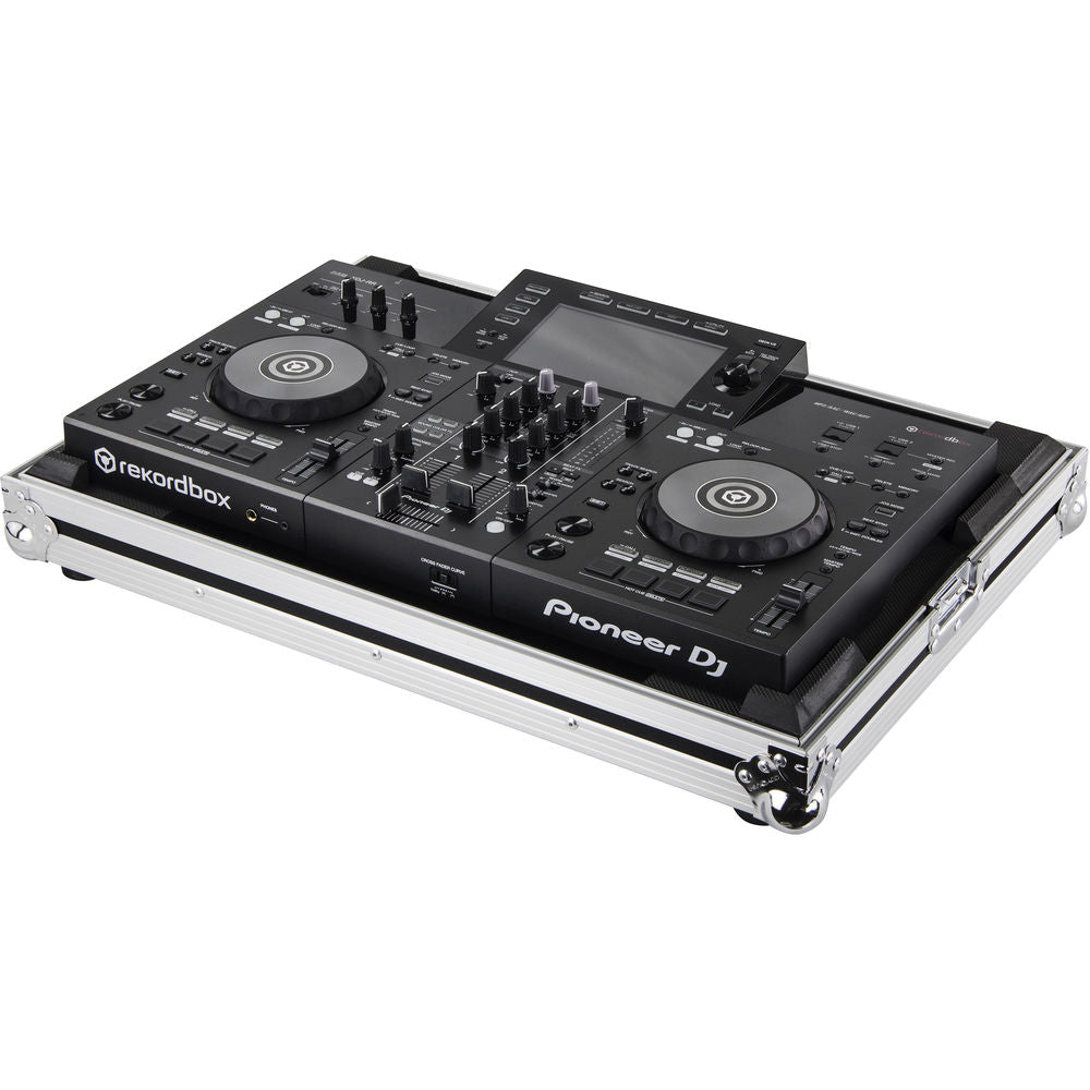 Odyssey FZPIXDJRR Low-Profile Flight Case for Pioneer XDJ-RR DJ Controller - Silver and Black