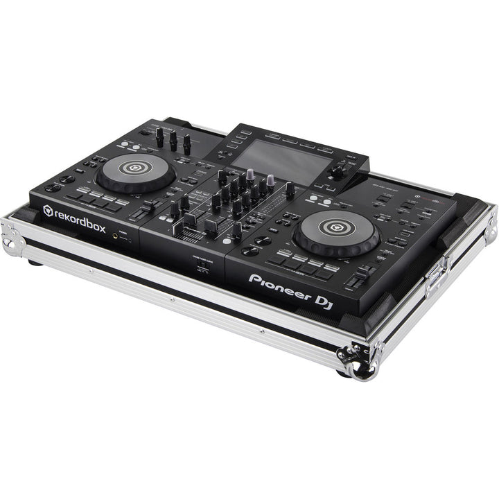 Odyssey FZPIXDJRR Low-Profile Flight Case for Pioneer XDJ-RR DJ Controller - Silver and Black