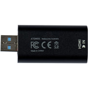 Atomos Connect HDMI to USB Capture Card Streams 4K