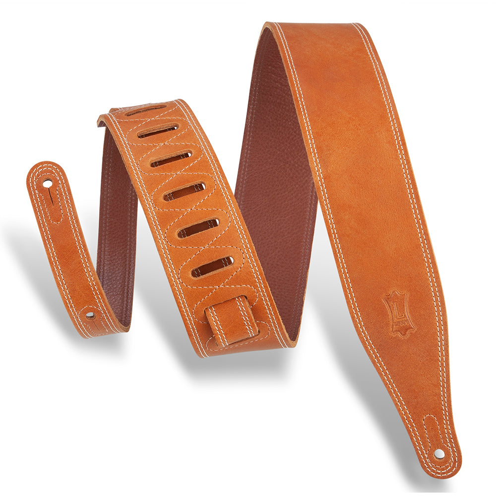 Levy’s M17BDS-TAN Butter Double Stitch Guitar Strap - Tan
