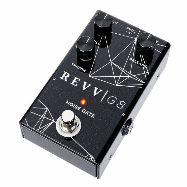Revv G8 PEDAL Noise Gate Guitar Effect Pedal - Black Sparkle