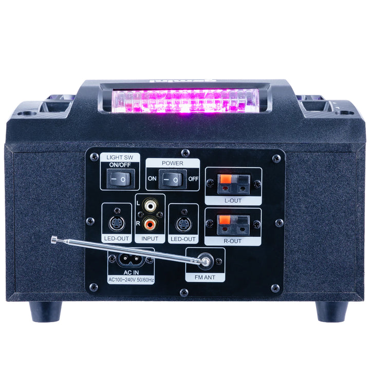 Gemini GSYS-2000 Bluetooth Home Party System with Dual 8'' Woofers and Dual 2'' Drivers