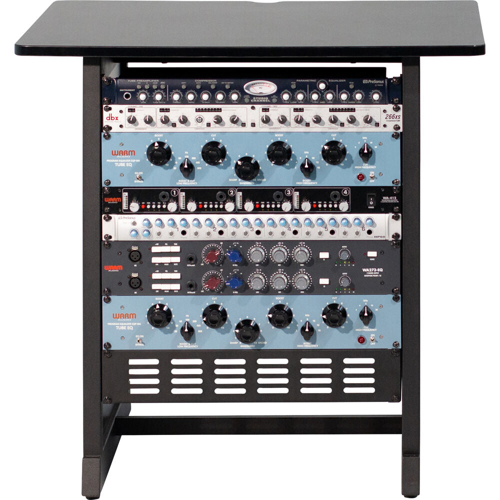 Gator Content Creator Furniture Series 12U Studio Rack Table - Black
