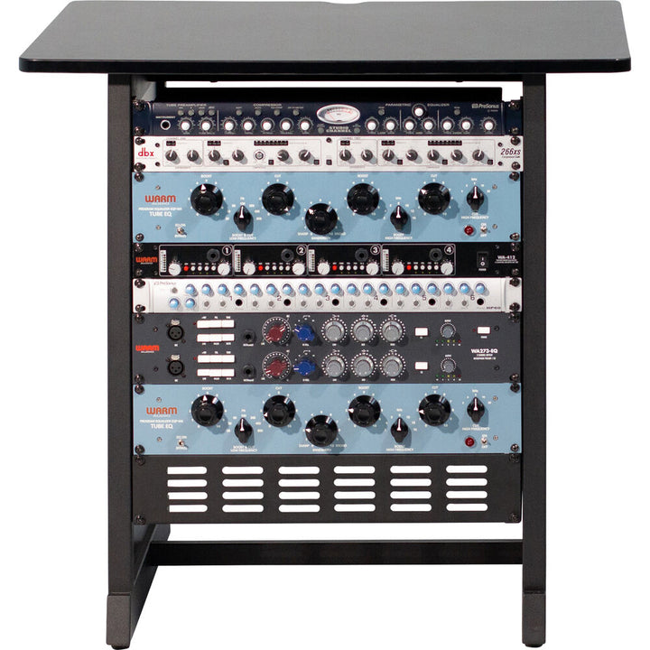 Gator Content Creator Furniture Series 12U Studio Rack Table - Black